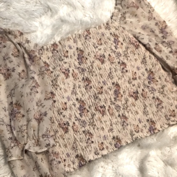 Floral Wild Fable Crop Top - Picture 1 of 2